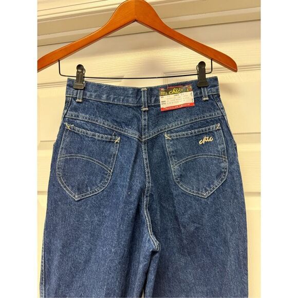 chic Denim - Vintage Chic by h.i.s. Super Relaxed Classic Fit Pleat Front Jeans sz 10 NWT